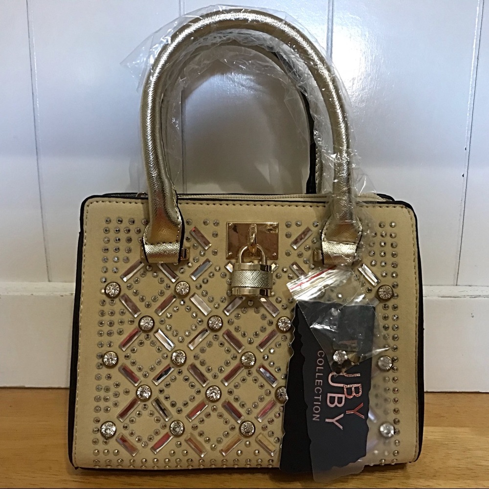 ✨BRAND NEW✨ Champagne Rhinestone Mini Handbag